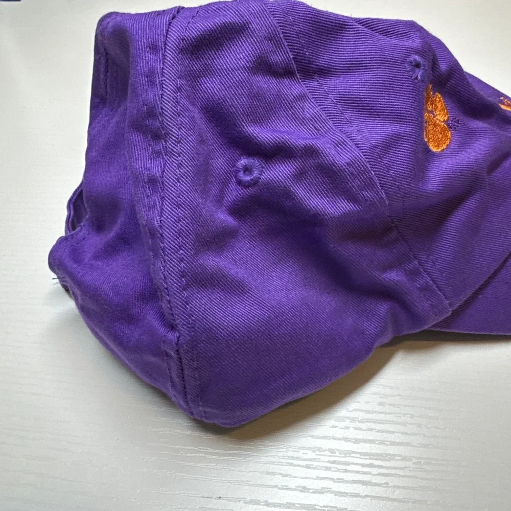 Clemson Tigers Palmetto Paw Purple Hat, Adjustable,Palmetto State South carolina